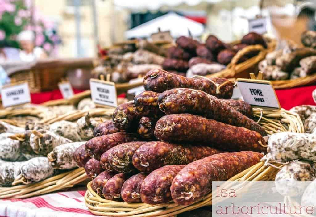 variety of food