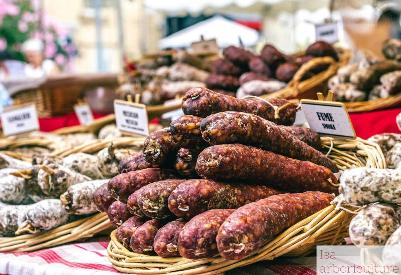 variety of food